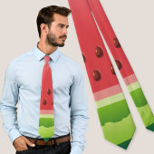 Wassermelone Hintergrund Krawatte