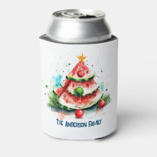 Wassermelone I Christmas im Juli Dosenkühler (Kanne Rückseite)