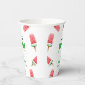 Wassermelone Ice Cream Popcicle Baby Dusche Pappbecher (Links)