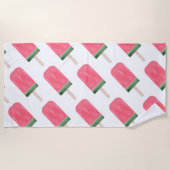 Wassermelone Ice Sebstgebrautes Badetuch (Vorderseite)