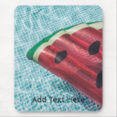 Wassermelone im Schwimmbad Mousepad (Vorne)