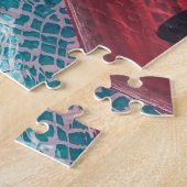 Wassermelone im Schwimmbad Puzzle (Seite)