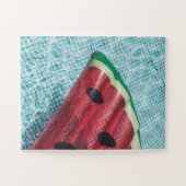 Wassermelone im Schwimmbad Puzzle (Horizontal)