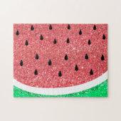 Wassermelone Imitat Glitzer Design Puzzle (Horizontal)