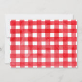 Wassermelone in einem Melon zum Geburtstag Einladu Einladung (Rückseite)