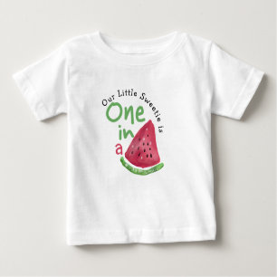 Wassermelone in Melon 1. Geburtstag Baby T-shirt