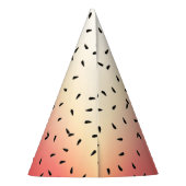 Wassermelone in Melone Partyhütchen (Rückseite)