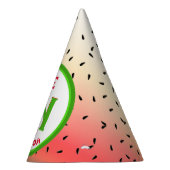 Wassermelone in Melone Partyhütchen (Rechts)