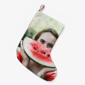 Wassermelone in Scheiben Kleiner Weihnachtsstrumpf (Vorderansicht (hängend))