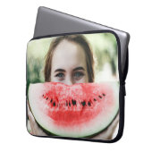 Wassermelone in Scheiben Laptopschutzhülle (Vorderseite Links)