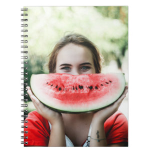 Wassermelone in Scheiben Notizblock