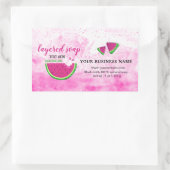 Wassermelone in Scheiben Rechteckiger Aufkleber (Tasche)