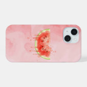 Wassermelone iPhone 15 Hülle (Rückseite (Horizontal))