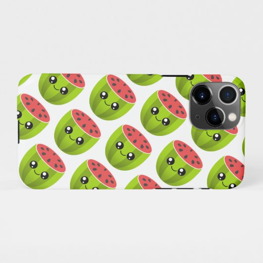 Wassermelone iPhone Hülle (Rückseite (Horizontal))