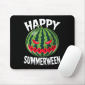 Wassermelone Jackolantern Sommer Halloween Froher Mousepad (Mit Mouse)