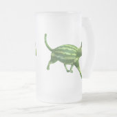 Wassermelone-Juice-Cup Mattglas Bierglas (VorderseiteRechts)
