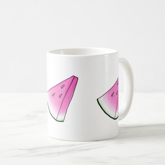 Wassermelone Kaffeetasse (VorderseiteRechts)