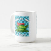 Wassermelone Kaffeetasse (Vorderseite Links)