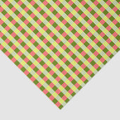 Wassermelone-Karo-Papiertaschentuch Seidenpapier (Ausschnitt)