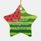 Wassermelone Keramik Ornament (Hinten)