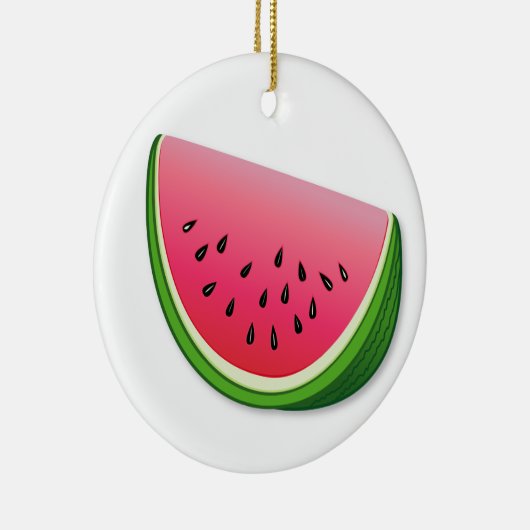 Wassermelone Keramik Ornament (Rechts)
