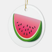 Wassermelone Keramik Ornament (Links)