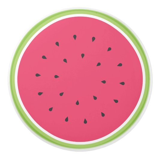 Wassermelone Keramikknauf (Vorderseite)