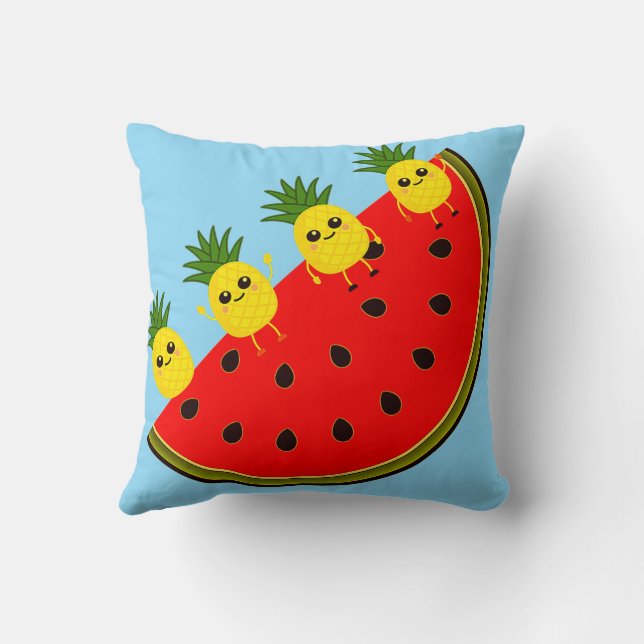 Wassermelone Kissen (Rückseite)