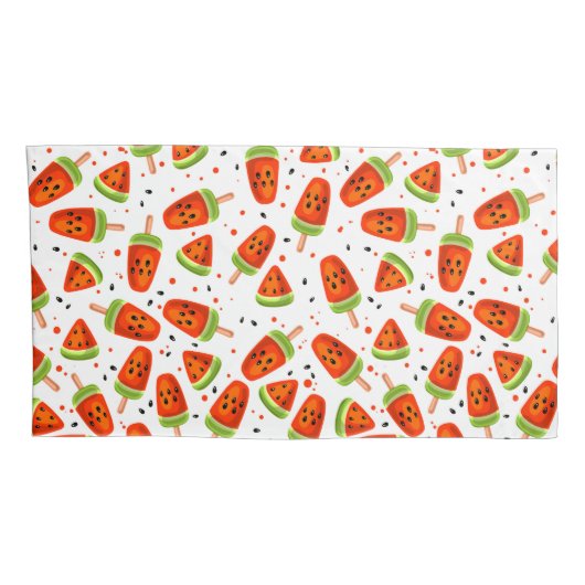 Wassermelone Kissenbezug (Rückseite-Rechts)