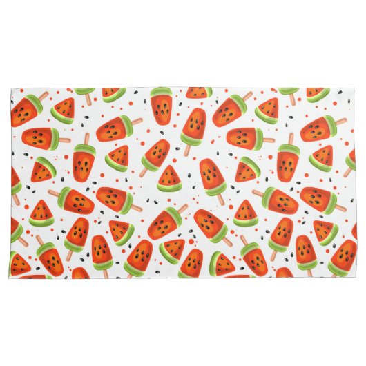 Wassermelone Kissenbezug (Vorderseite-Rechts)