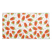 Wassermelone Kissenbezug (Rückseite-Links)