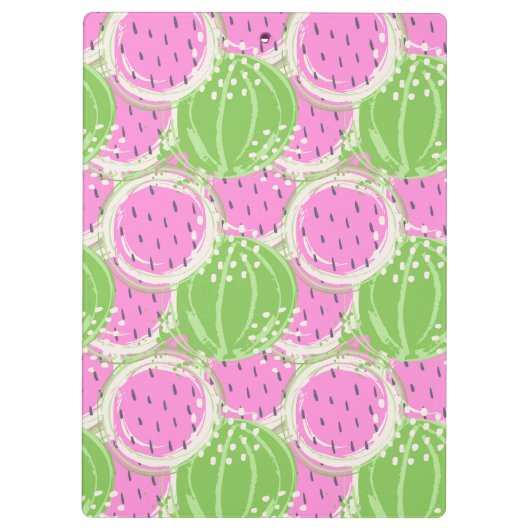 Wassermelone Klemmbrett (Rückseite)