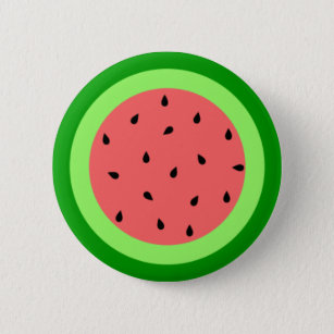 Wassermelone-Knopf Button