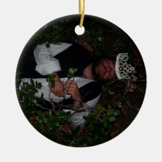 Wassermelone Königin Keramikornament (Vorne)