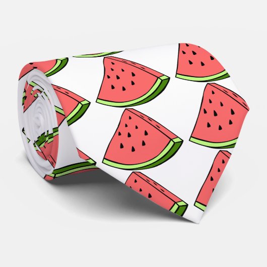 Wassermelone Krawatte (Gerollt)