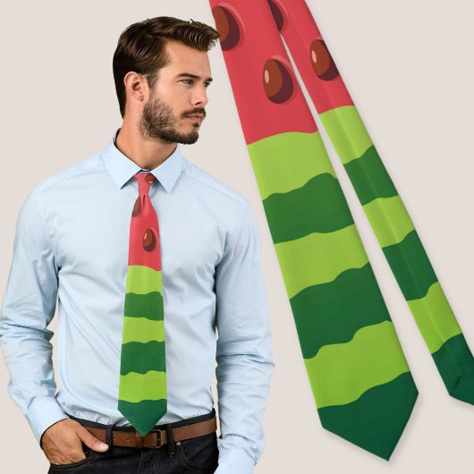 Wassermelone Krawatte