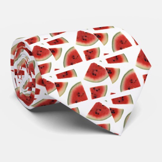 Wassermelone Krawatte (Gerollt)