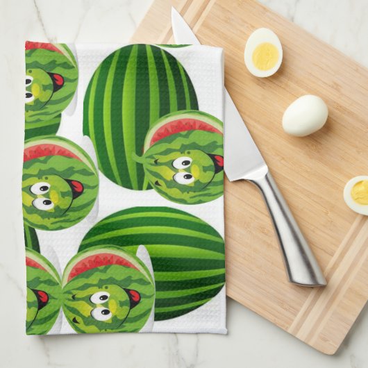 Wassermelone Küchenhandtuch Geschirrtuch (Viertel Falte)