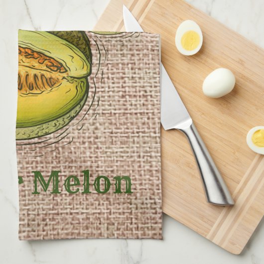 Wassermelone Küchentuch (Viertel Falte)