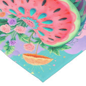 Wassermelone Kurzer Tischläufer (Ecke)