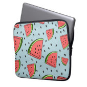 Wassermelone Laptopschutzhülle (Vorderseite Links)