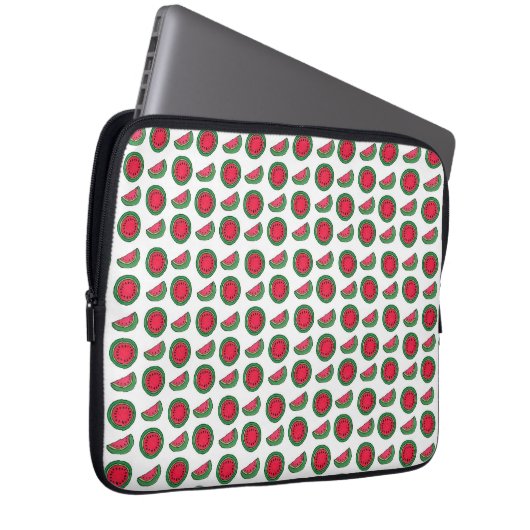 Wassermelone Laptopschutzhülle (Vorne Rechts)