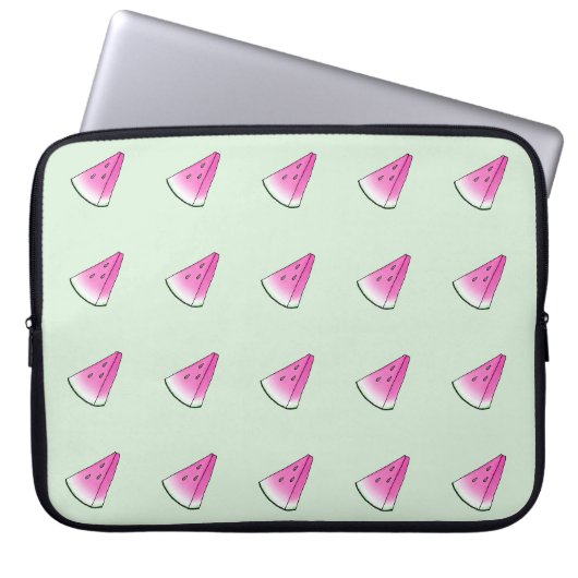 Wassermelone Laptopschutzhülle (Vorderseite)