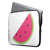 Wassermelone Laptopschutzhülle (Vorderseite Links)