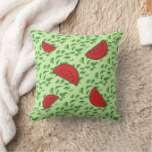 Wassermelone Leaf Kissen (Decke)