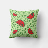 Wassermelone Leaf Kissen (Rückseite)