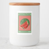 Wassermelone Lebensmitteletikett (Vorderseite)