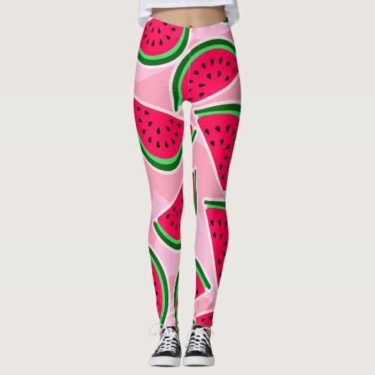 Wassermelone Leggings (Vorderseite)