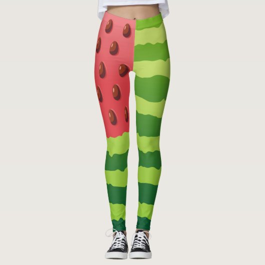 Wassermelone Leggings (Vorderseite)