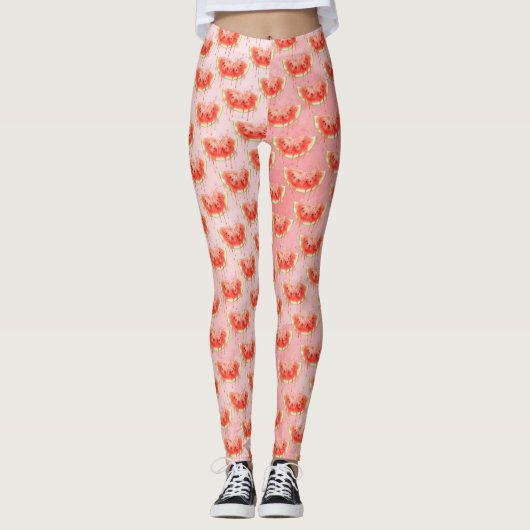 Wassermelone Leggings (Vorderseite)
